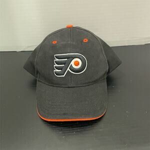 Philadelphia Flyers Kids Black Adjustable Cap NHL Embroidered Hat